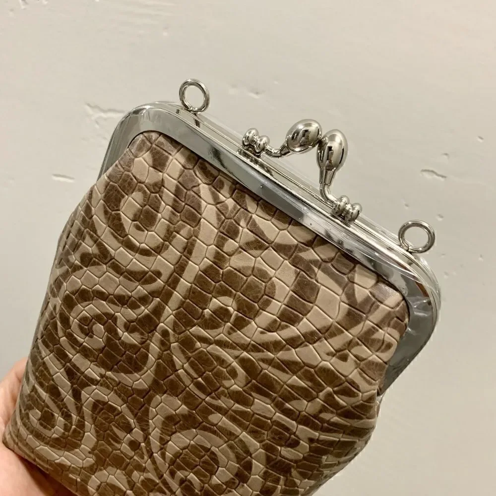 Handmade Genuine Embossed Leather Phone Case/Passport Holder/Pouch Travel Bag